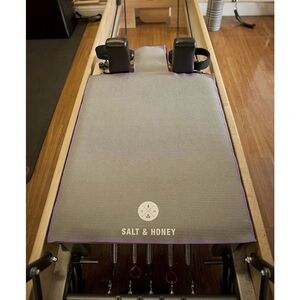 Gray Non-Slip Pilates Reformer Towel